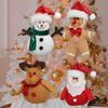Christmas Tree Ornaments Xmas Decorative Hanging Ornaments Santa Reindeer Snowman For Holiday Party Decor Kids Gifts