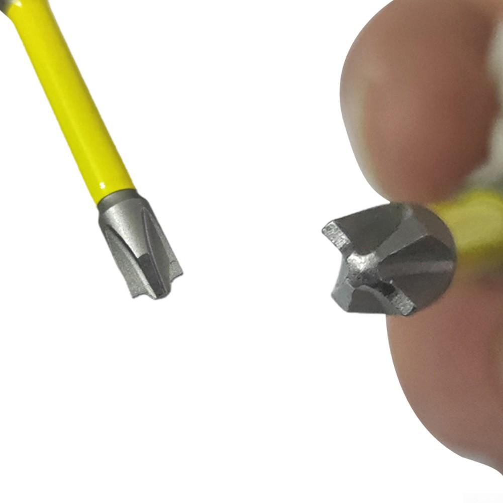 Köp Alloy Steel Screwdriver Bits Antirust Breakers Slotted Cross Joom
