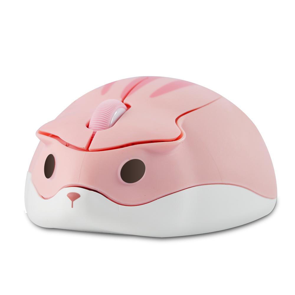 Cute Wireless 2.4G Mouse Hamster Designed Creative Mause Ergonomic USB Optical 1200 DPI Mini Mice Kid Gifts For PC Laptop
