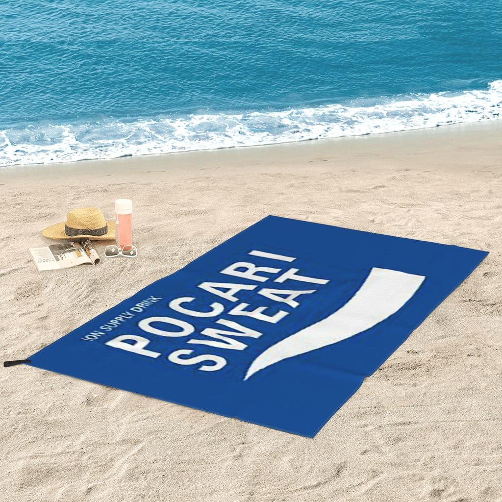 Just Some Pocari Sweat Beach Towel Soft Microfiber Quick Dry Absorbent Quick Towels For Pool