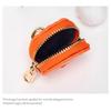 Small Coin Purse Keychain for Women Pumpkin Spiders Web Coin Pouch with Keychain Bag Charms Accessories Gift for Womens