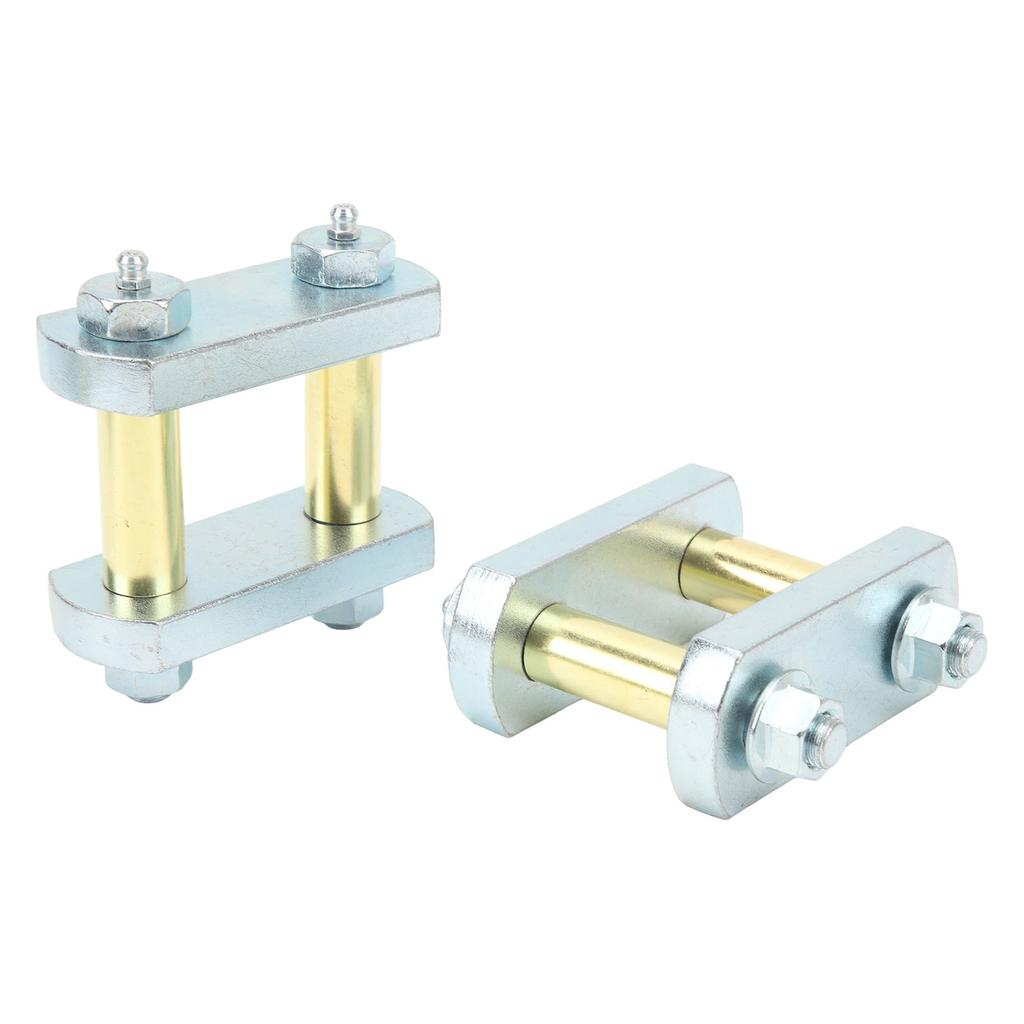 Heavy Duty Shackle Upgrade Kit with Bronze Bushings Tandem Axle RV Trailer Suspensions for CRE3000 with 2.25in Shackles