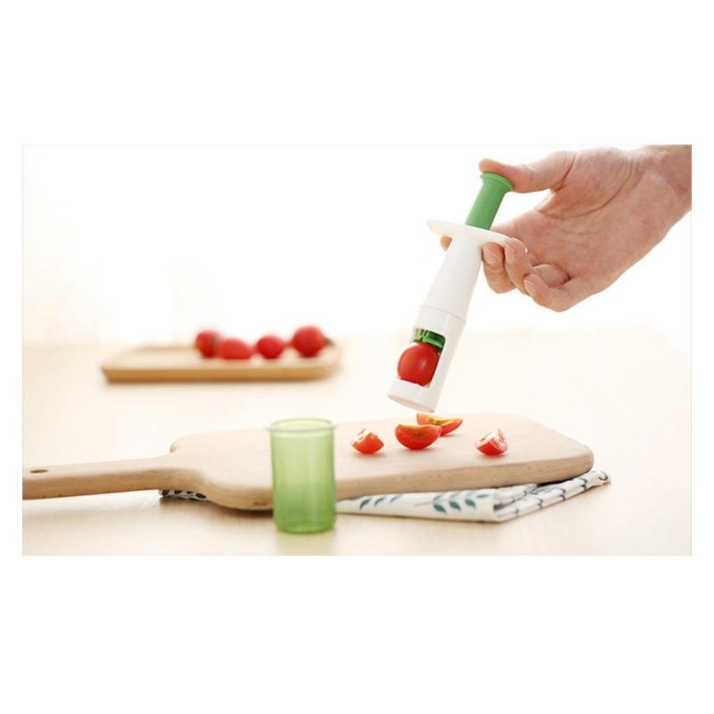 Fruit Slicer Tomato  Grape  Cherry Fruit Salad Divider Vegetable Cutter  Kitchen Gadgets and Accessories Cooking Home Gadgets