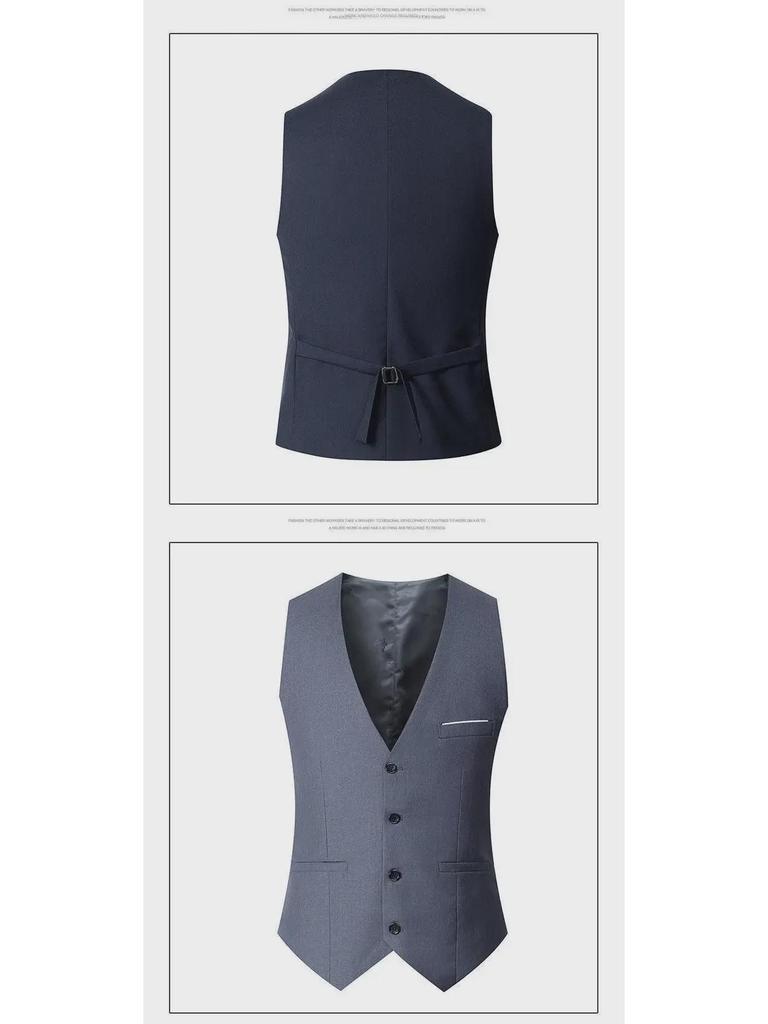 Men's Fashion Slim Fit Vest: Stylish Spring/Autumn Korean & British Style