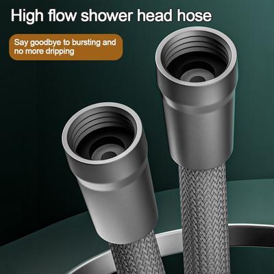 1.5/2 Meter Handheld Shower Hose Anti Winding GI/2 Shower Tube Universal Interface Flexible Bath Shower Nylon Pipe