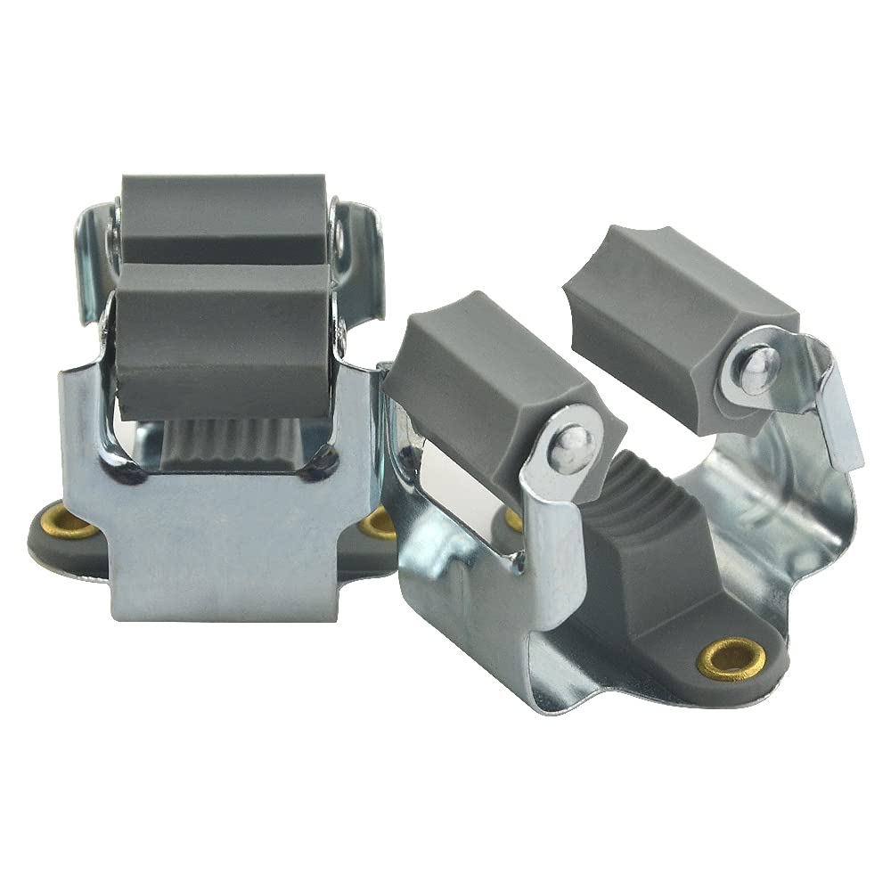 XINMEIWEN 10pcs Mop and Broom Holder Wall Mount Heavy Duty Mop Gripper Broom Hanger Garden Tool Cleaning Closet Organizer (T)