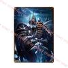 Modern World of Warcraft Game Metal Tin Sign Poster Wall Art Bedroom Studio Home Wall Decoration Cuadros