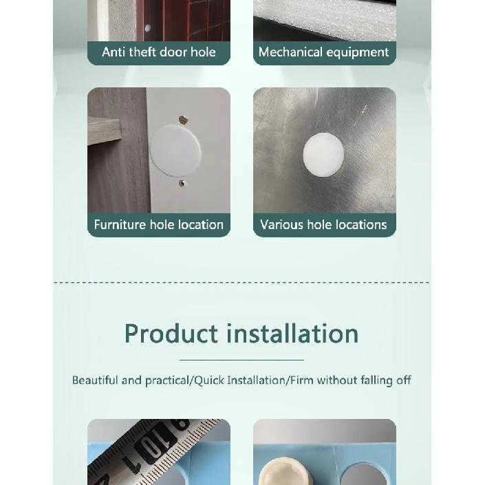 White Plastic Hole Plug 5-60mm Nylon Hole Cover M22 M25 Cover Holes Snap on Plastic Plug Hole Cap Round Plugs Plug For Furniture