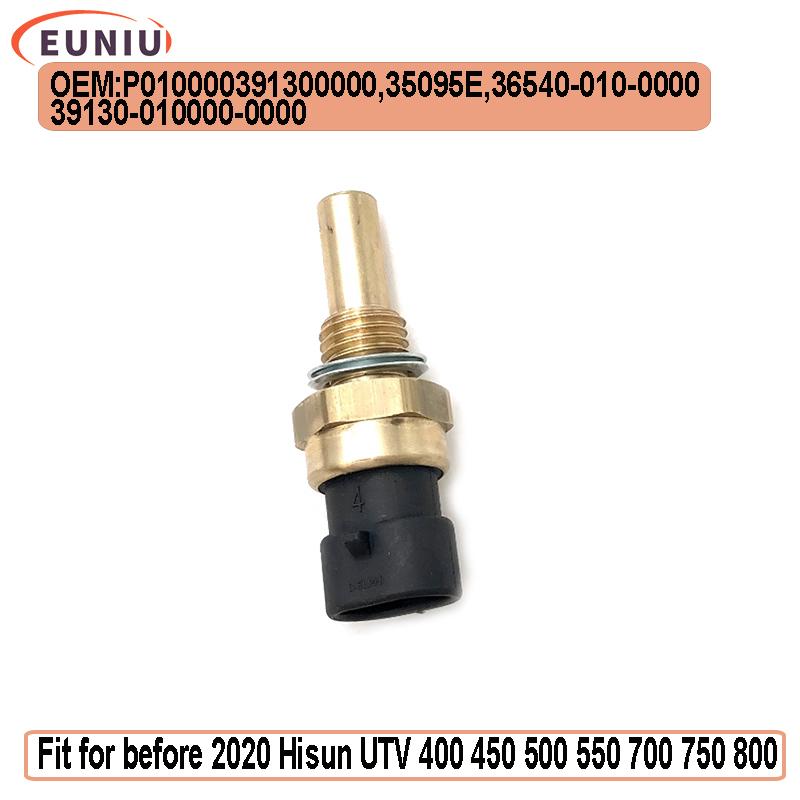Water Temperature Sensor For HiSUN 400 500 700 800  UTV MSU EFI Massimo TSC YS  2 cables P010000391300000