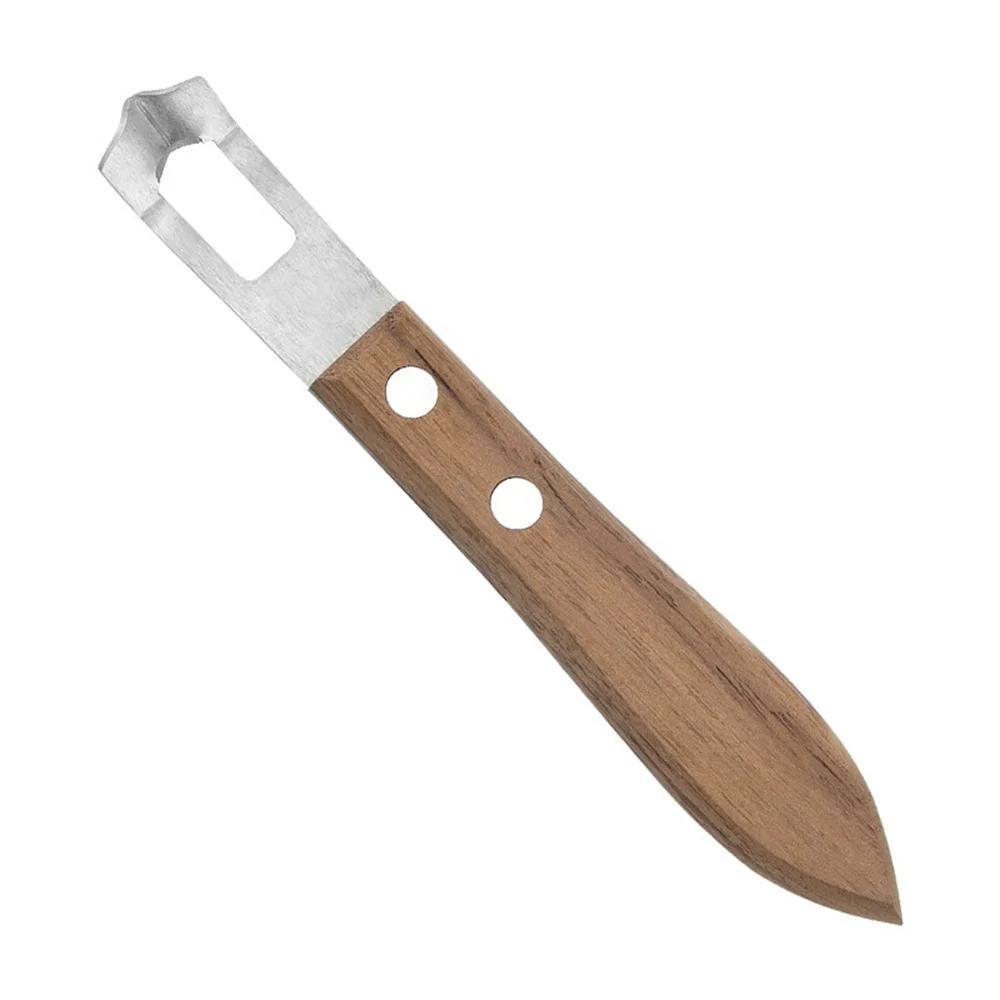 

1PC Lemon Peeler Corrosion-resistant Fruit Peeler Eco-friendly Rust-proof Wood Handle Kitchen Tool Paring Knife Kitchen Gadgets