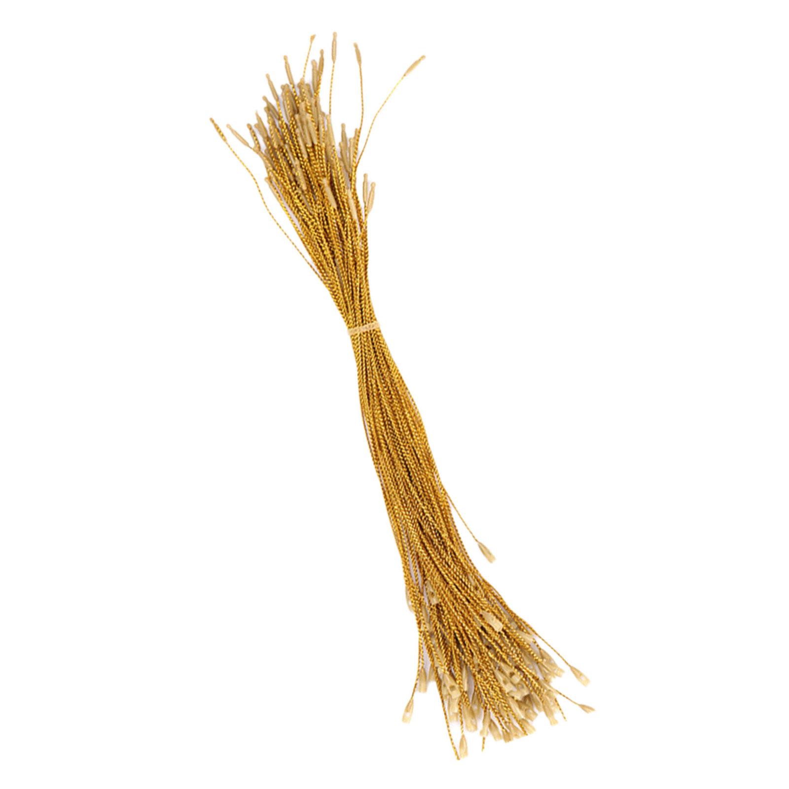 

100 шт. подвесок для украшений на рождественскую елку уникальные праздничные гирлянды для украшений на рождественскую елку предметы первой необходимости золотой