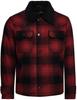 Superdry Merchant Wool Chore Coat (M5011680A) Merchant Rhubarb Red Check