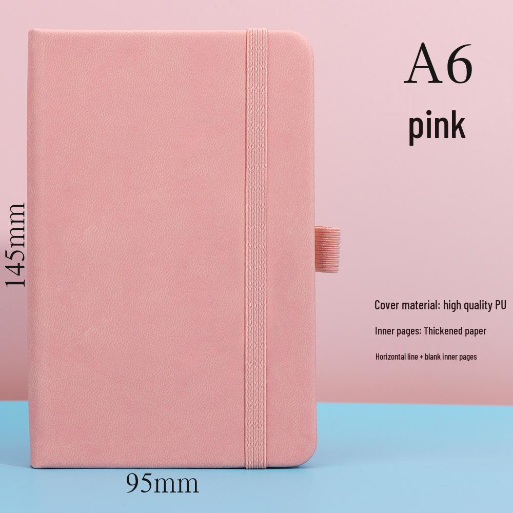 

A5 Custom Logo Strap Notebook - Elegant Office Planner Journal