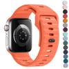 Silikonarmband für Apple Watch Armband 38 40 41 42 44 45 49mm Sportarmband für Apple iWatch Serie Ultra 9 8 7 6 SE 5 4 Armband