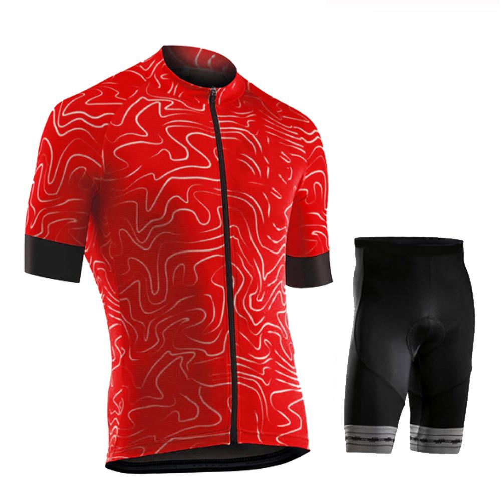 Men Short Sleeve Set Breathable Racing Sport MTB Bicycle Clothes Outdoor Bike Uniform 2026 Summer Breathable Cycling Suit Set