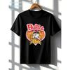 Tricou pentru Bărbați cu Tăiței Picante Buldak Lamian și Mascota Buldak Este Potrivit pentru Iubitorii de Mâncare și Trendsetterii Urbani