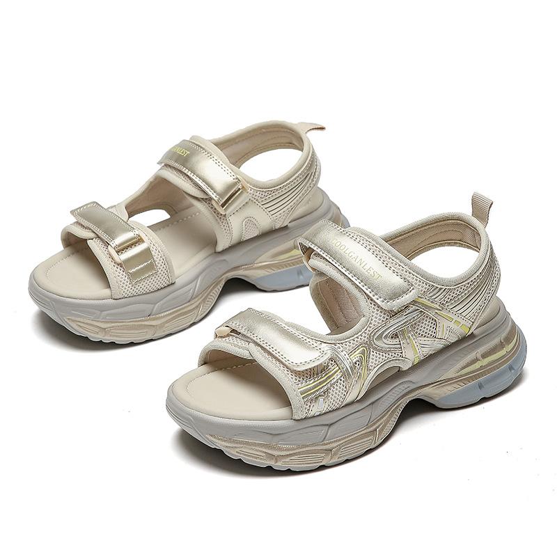 2025 New Women's Sandals Women's Fashion Sports Sandals Velcro Premium Platform Summer Women's Shoes