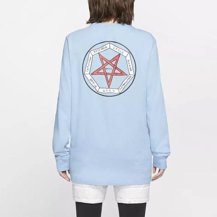 Nike X Tom Sachs NRG Long-Sleeve Shirt Skyline Blue Men Tops CJ1699-468