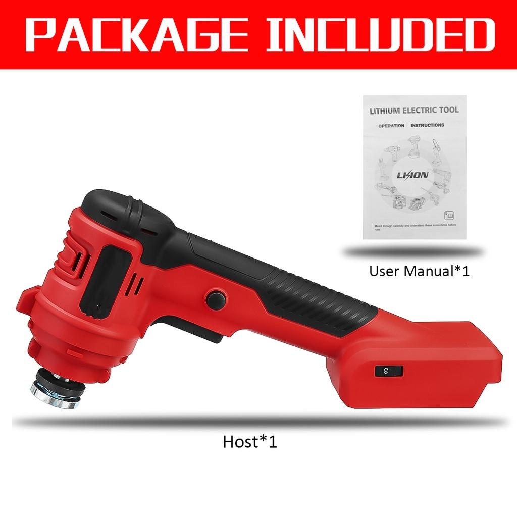 

1580 Вт 7500 мАч Электрический полировальный режущий электроинструмент 6 скоростей Регулируемая угловая шлифмашина Для аккумулятора 18 В Only machine