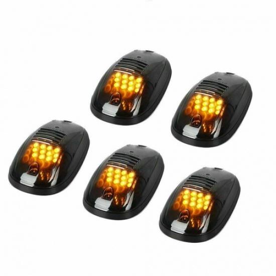 For Dodge RAM 1500 2500 3500 Smoked Len Cab LED Rooftop Running Marker Light Kit