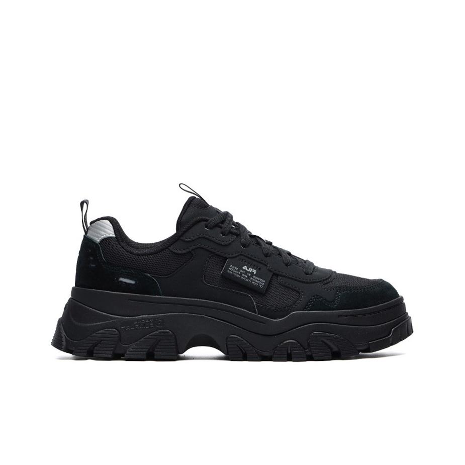 New FILA Hike Low Chunky Sneakers Gs Black Women's F12W134158FBK