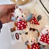 Cute Baa Baa Wool Felt Pendant Keychain - Trendy Women's Backpack Ornament