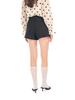 Black High-Waisted Women's A-Line Shorts - 2026 Spring/Autumn Korean Commuting Style, Versatile Slimming Outerwear.