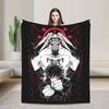 Megumi Fushiguro JJK Anime Blanket Fleece Printed Portable Soft Throw Blanket for Sofa Travel Quilt