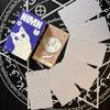 NIMN White Cat Tarot for Cat Lovers, Cute 78-Card Tarot Deck, 10.3*6cm Whimsical Watercolor Feline Kawaii Tarot
