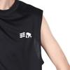 EGOZARU Basketball Wear One-Point Dual Logo Sleeveless Shirt EZSS25UNT001C001 (Black/L/Men's, Women's)