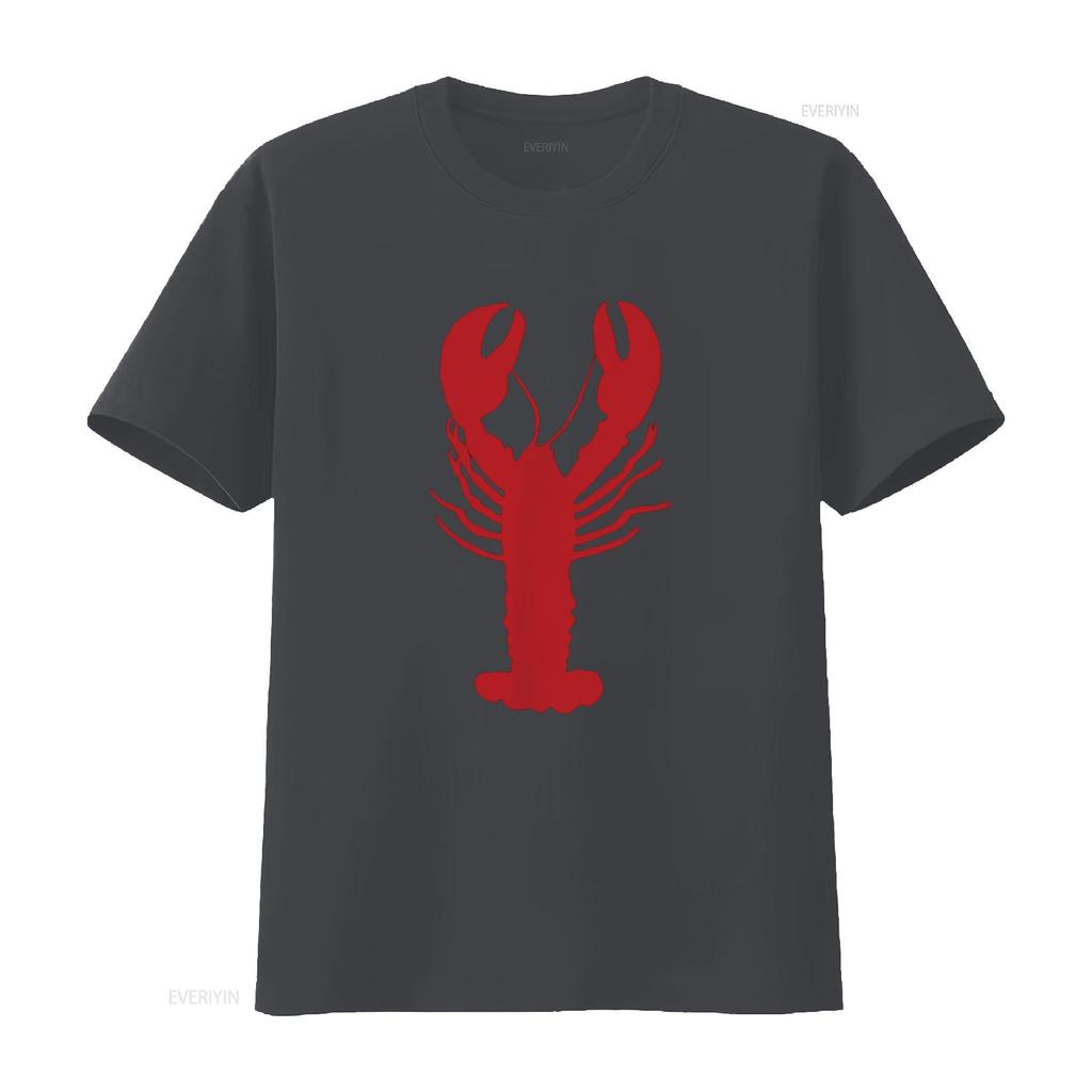 Lobster T Shirt for and Kids vintage Washed homme Unisex fashion Stretched designer clothes Top For Everyday Wear Casual