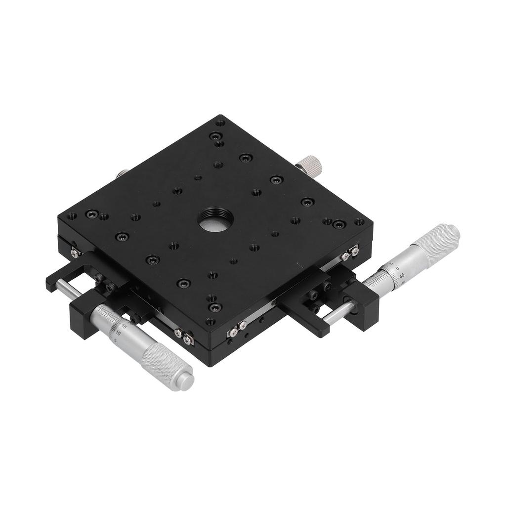 Translation Stage X Y Axes Sliding Table Micrometer Cross Roller Guide 100mmx100mm M2WGA100