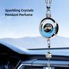 For Jeep Car Perfume Pendant Air Freshener Hanging Perfume Empty Bottle Car Rearview Mirror Metal Lace Pendant Car Decoration