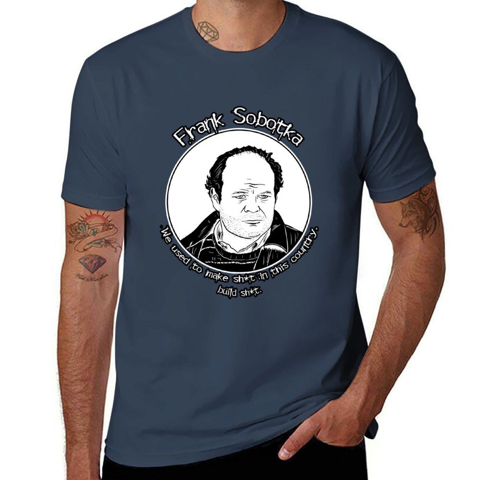 Frank Sobotka The Wire TShirt Fitness Training Breathable Tee S