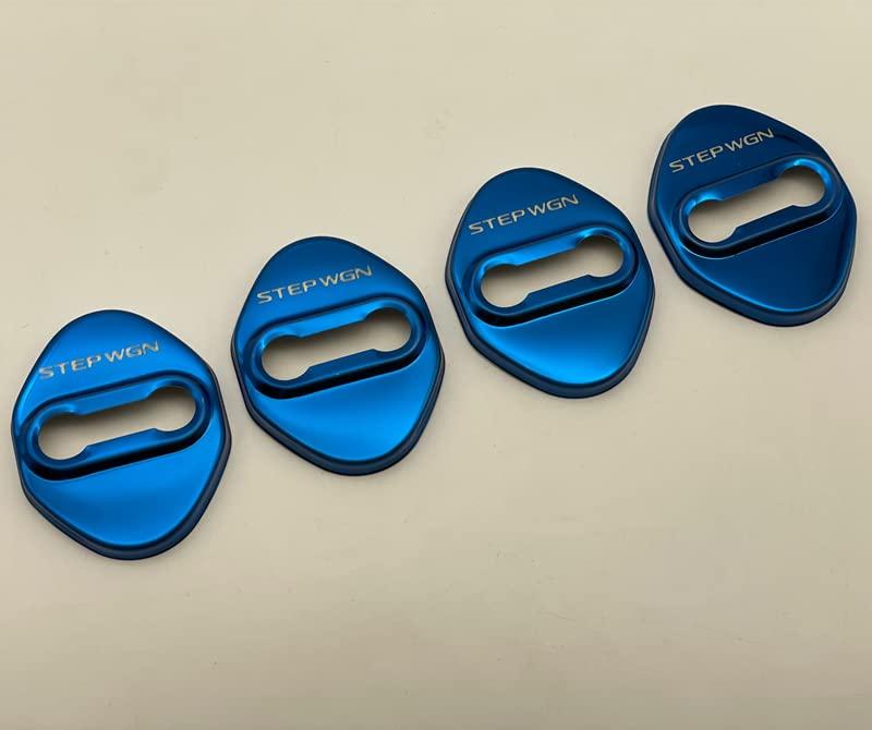 TADOKAPATU Honda New Step Wagon RP Series Striker Cover Door Lock Cover Plated Accessory Interior Parts Stainless Steel 4PCS Easy Installation Ho
