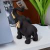 Light Luxury Elephant Sculpture Office Desk Decor European Style Home Living Room TV Cabinet Elephant Decor