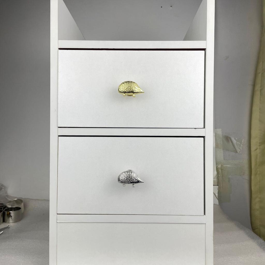 10PC Cute Hedgehog Drawer Knobs Furniture Handle Single Hole Cabinet Door Handle Kitchen Cabinet Wardrobe Handle
