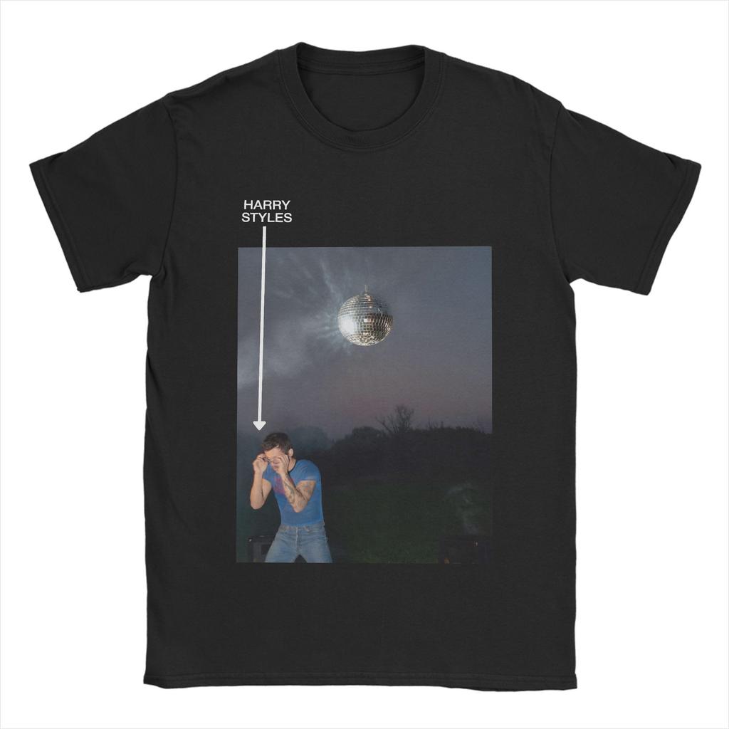 Kiss All The Time Disco T Shirt For Unisex Unisex Cotton Novelty TShirt Crewneck Harrys Music Styles Tee Shirt Short Sleeve Summer