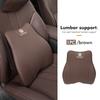 Valve Stems Caps For Volkswagen VW Car Back Pillow Napa Leather Memory Cotton Headrest Lumbar Support Scirocco Passat Polo B5 B6 QQ2