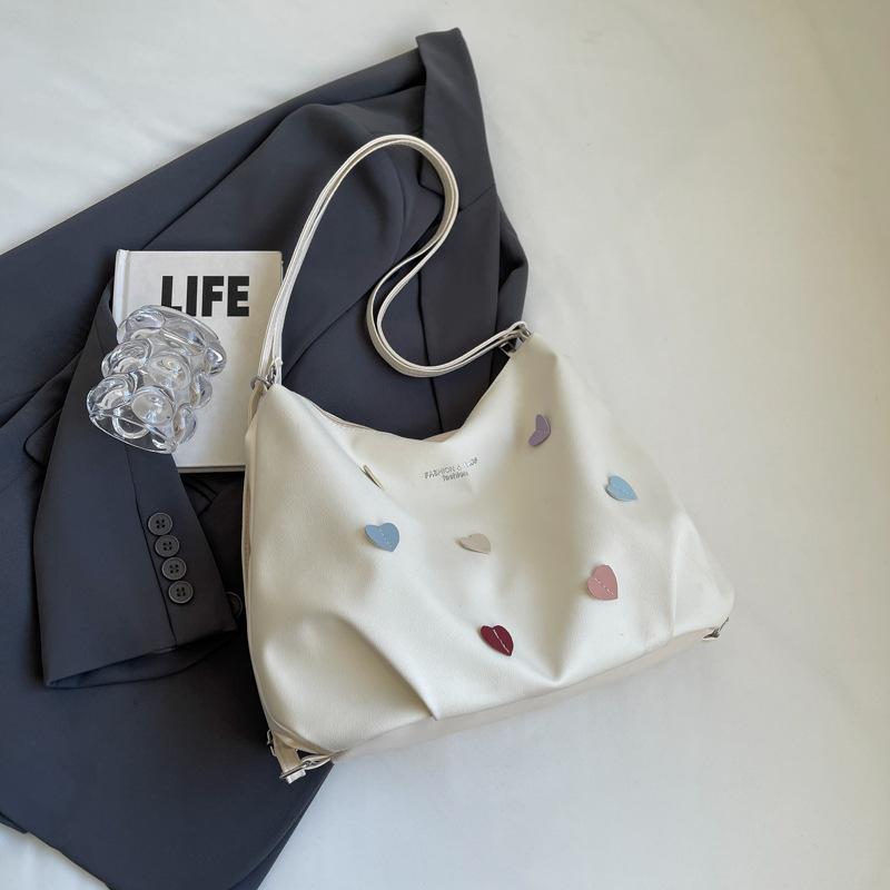 High value gentle fashion shoulder bag summer new women commuting out i love tote bag