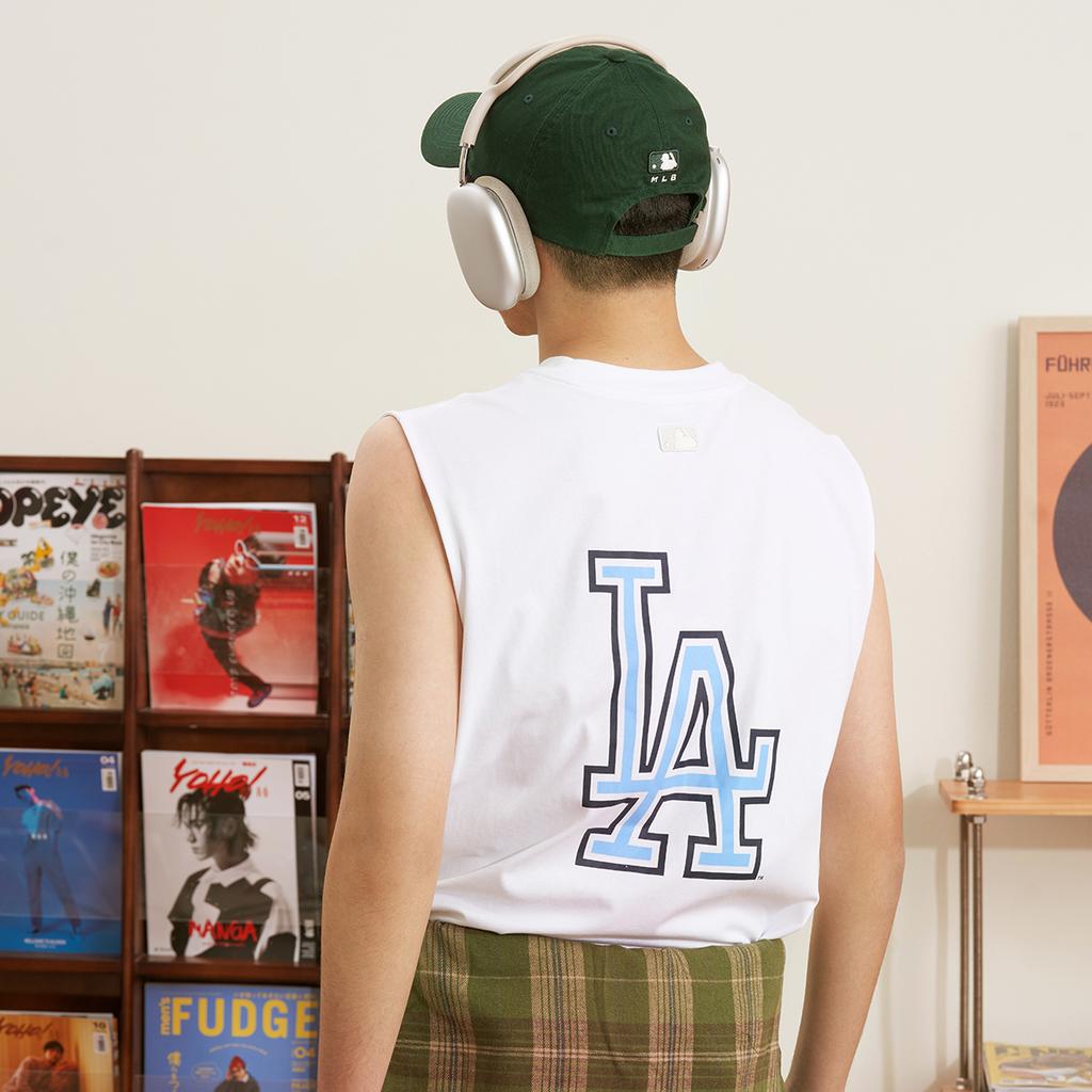 New MLB Los Angeles Dodgers Tank Top Unisex White 3ATKB0233-07WHS