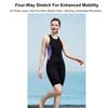 Combinaison Shorty Sans Manches Femme 2MM Néoprène Fermeture Éclair Avant Maillot de Bain pour Plongée Snorkeling Surf Natation Sports Nautiques Violet L
