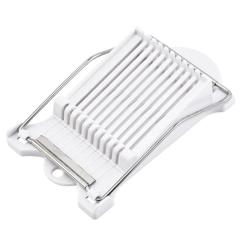 

Многофункциональная кухонная ломтерезка для нарезки мясного хлеба, идеально подходит для домашнего использования. Также работает как овощерезка для фруктов и овощей, разделитель для ветчины и бананов.