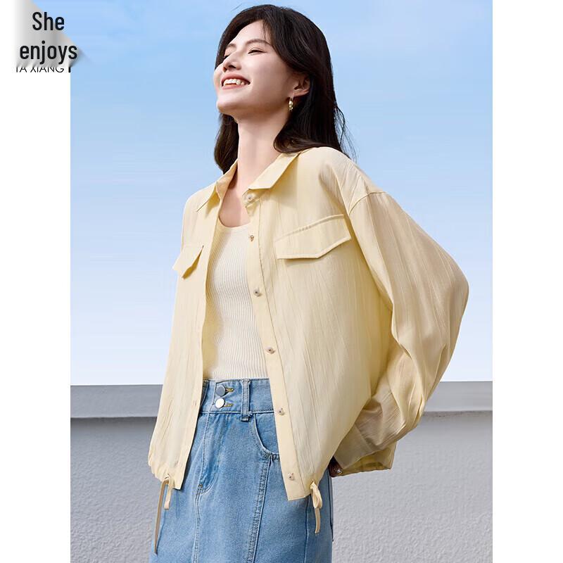 

Women s Thin Lapel Shirt Jacket XL