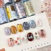 Starry Sky Cat Cartoon Nail Art Stickers Set