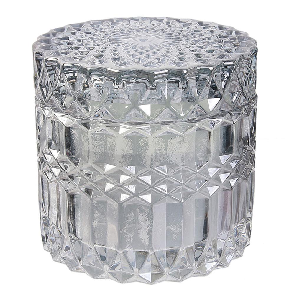 Les Trésors De Lily [A2300] - Gray 'Scarlett' Scented Candle (glass) - 9x9cm (white Musk)