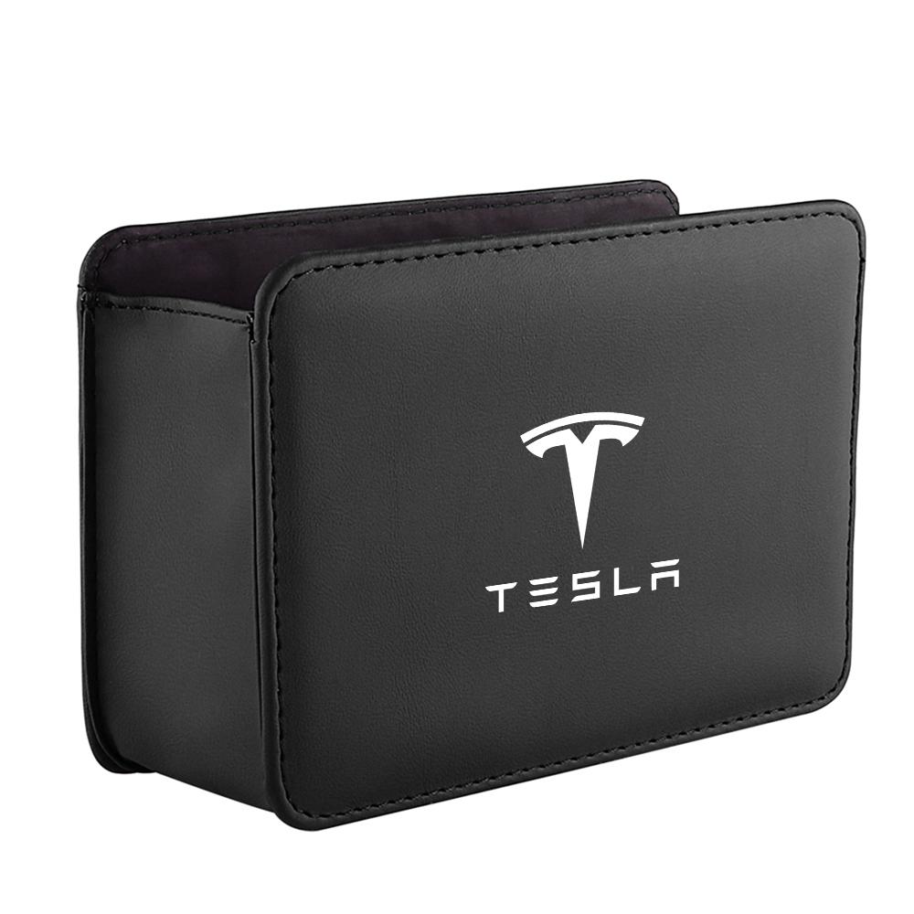 ALZ1 Car Door Side Storage Box Multifunctional Organizers Pocket For Tesla Model 3 Model Y Model S Roadster Coil Model X Cybertruck