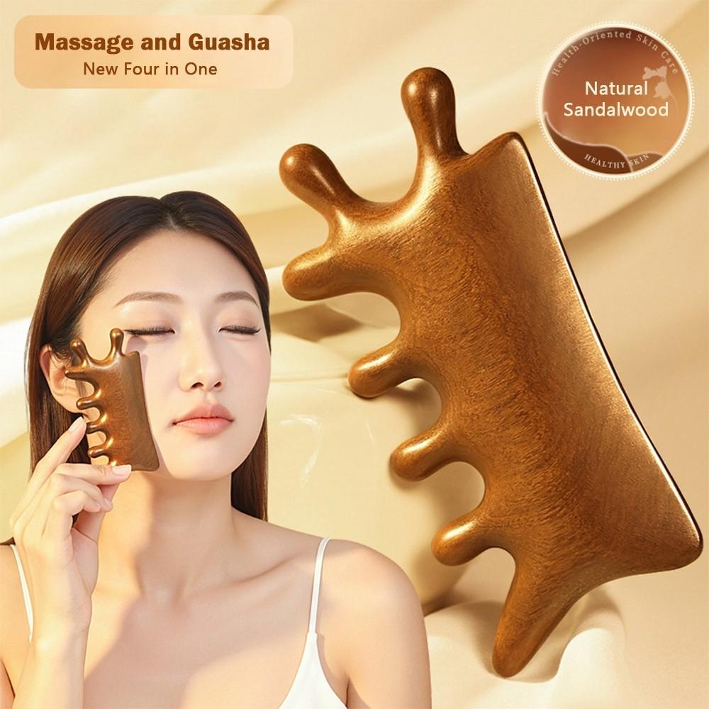 Anti-Static Body Meridian Massage Comb Multifunctional Wood Therapy Massage Combs  Body Massage