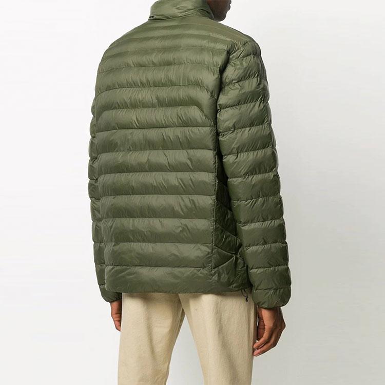 Polo Ralph Lauren Logo Embroidered Quilted Down Jacket Men Jacket Green 710810897-010