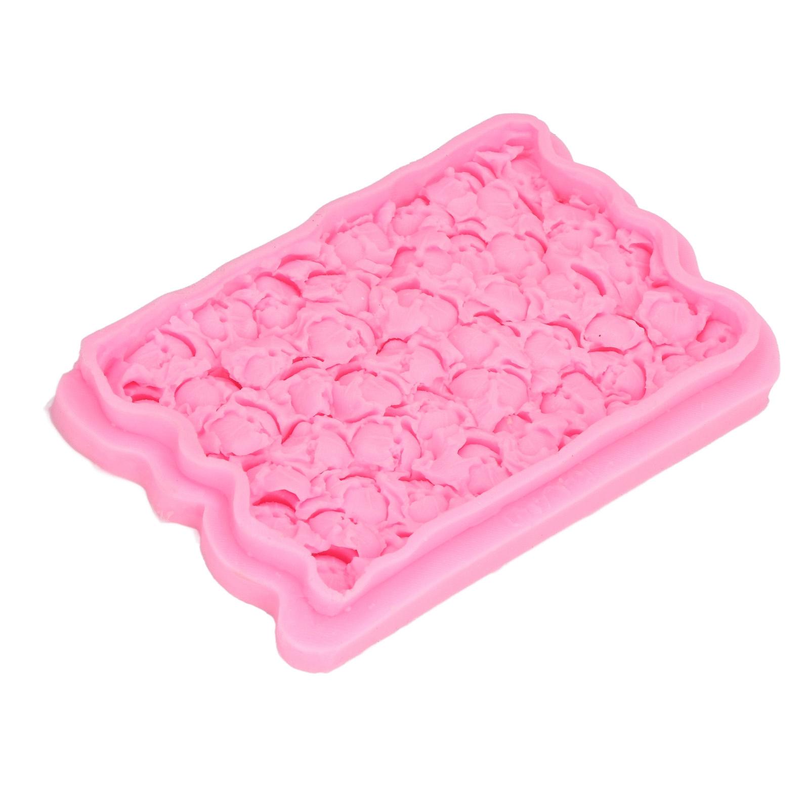 

Fondant Molds Rose Pattern DIY Making Attractive Decorative Convenient Practical Durable Cooking Supplies for Cake L